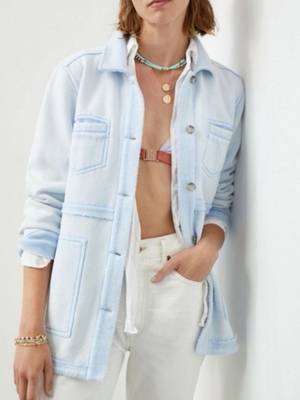 Pilcro Fleece Shirt Jacket S